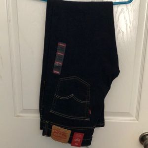 Men’s Levi Skinny Jeans (Dark Rinse)